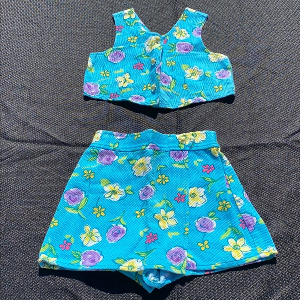 Vintage 90s Sprockets 2 Piece Tank and Skort